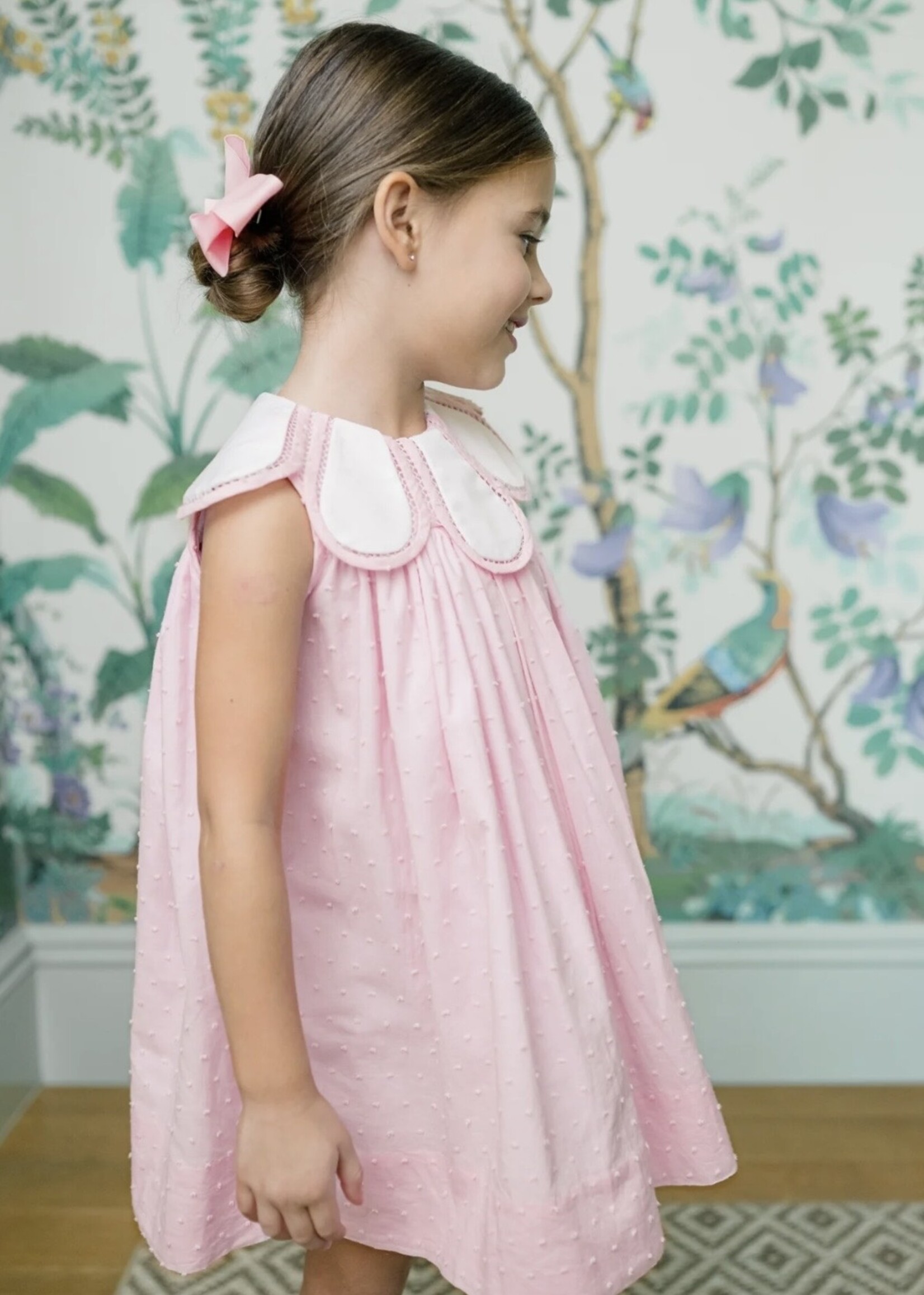 TULIP DRESS DOTTED SWISS