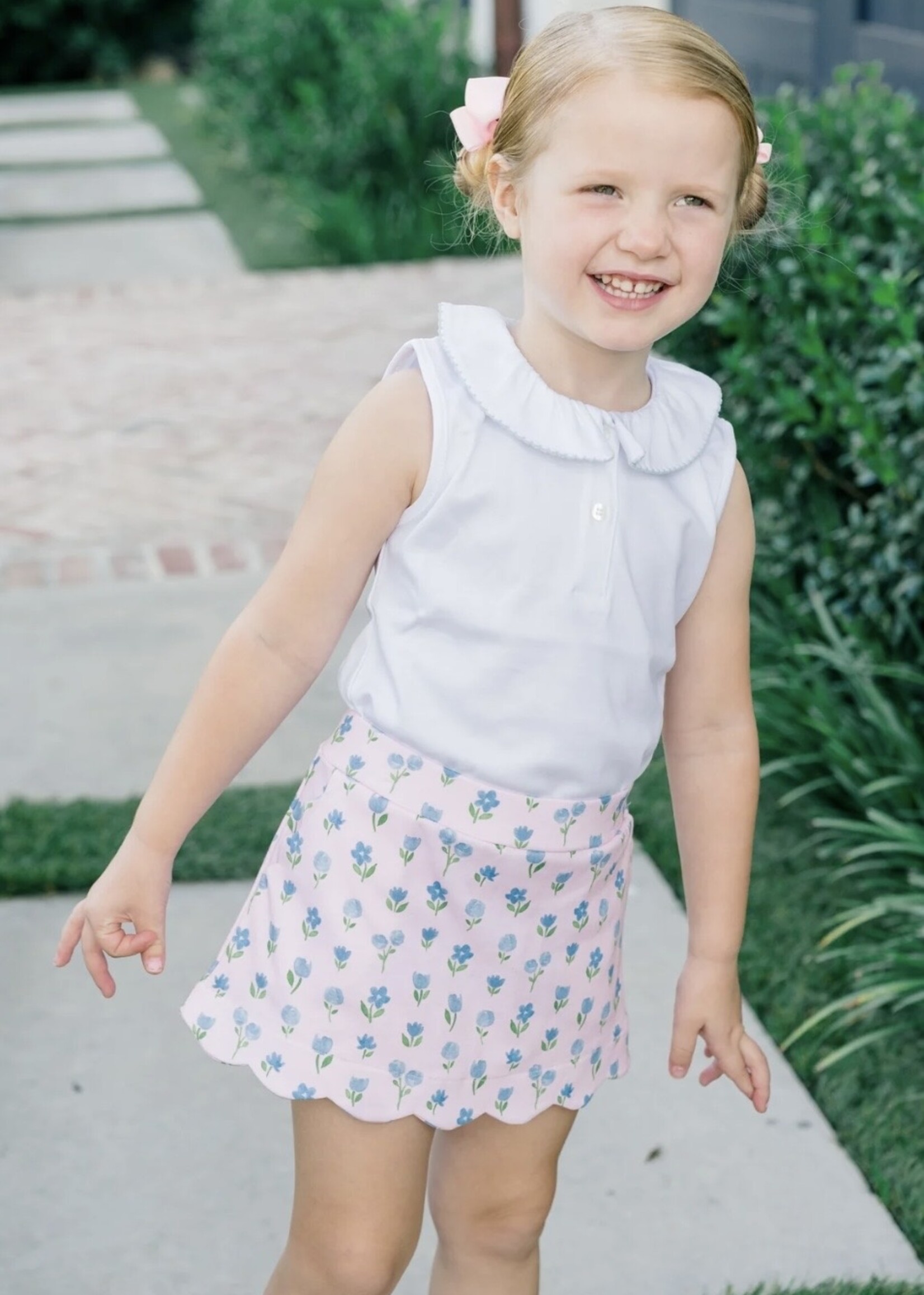 GARDENIA SCALLOP SKORT