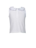 GIRL SHIRTS S/L W/PINK TRIM