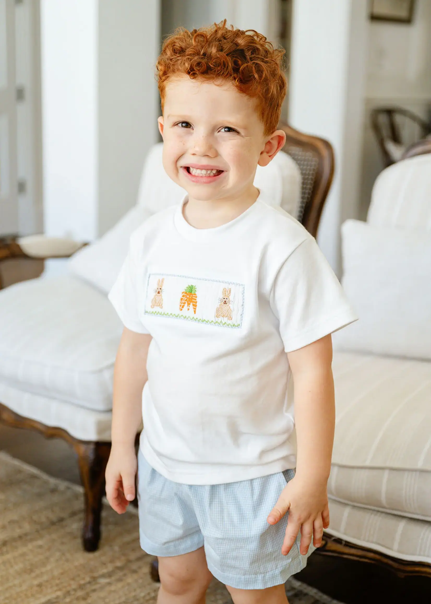 EASTER BUNNY AND CARROTS BEAU SHORT SET