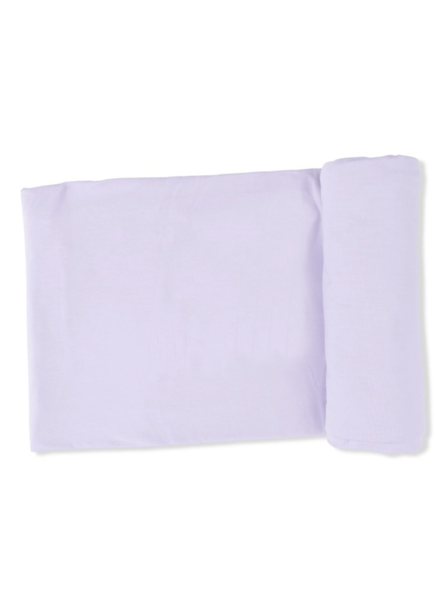 SOLID ORCHID PETAL SWADDLE BLANKET