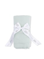 SOLID CAMEO GREEN SWADDLE BLANKET