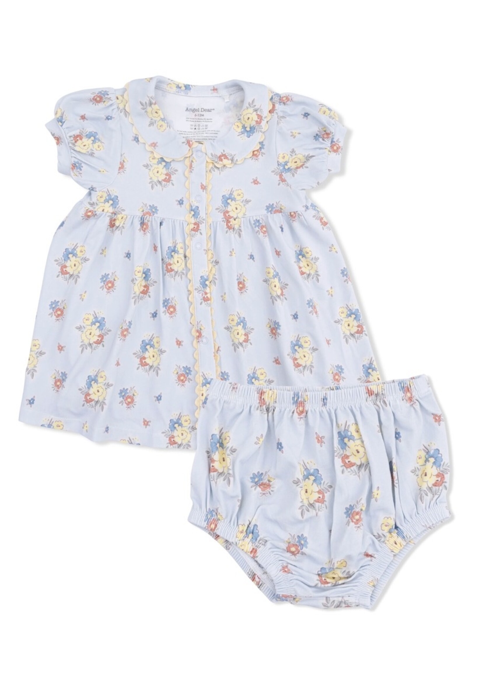 COUNTRY STITCH FLORAL BETTY DRESS PUFF SLEEVE WITH BLOOMER