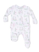 PRETTY GOLF 2 WAY RUFFLE BACK ZIPPER FOOTIE