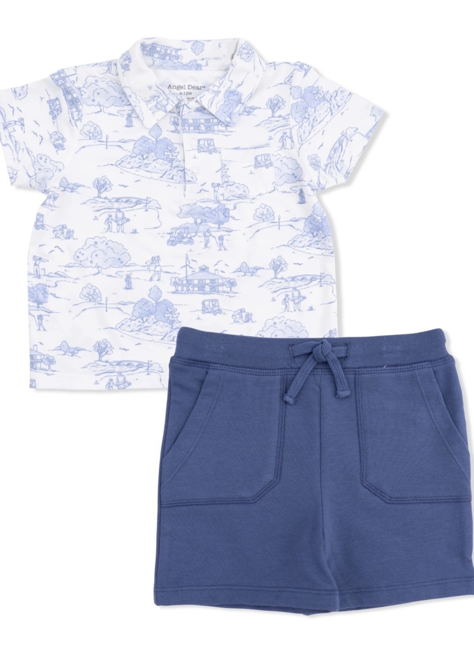 GOLF TOILE POLO WITH EVERYDAY SHORT