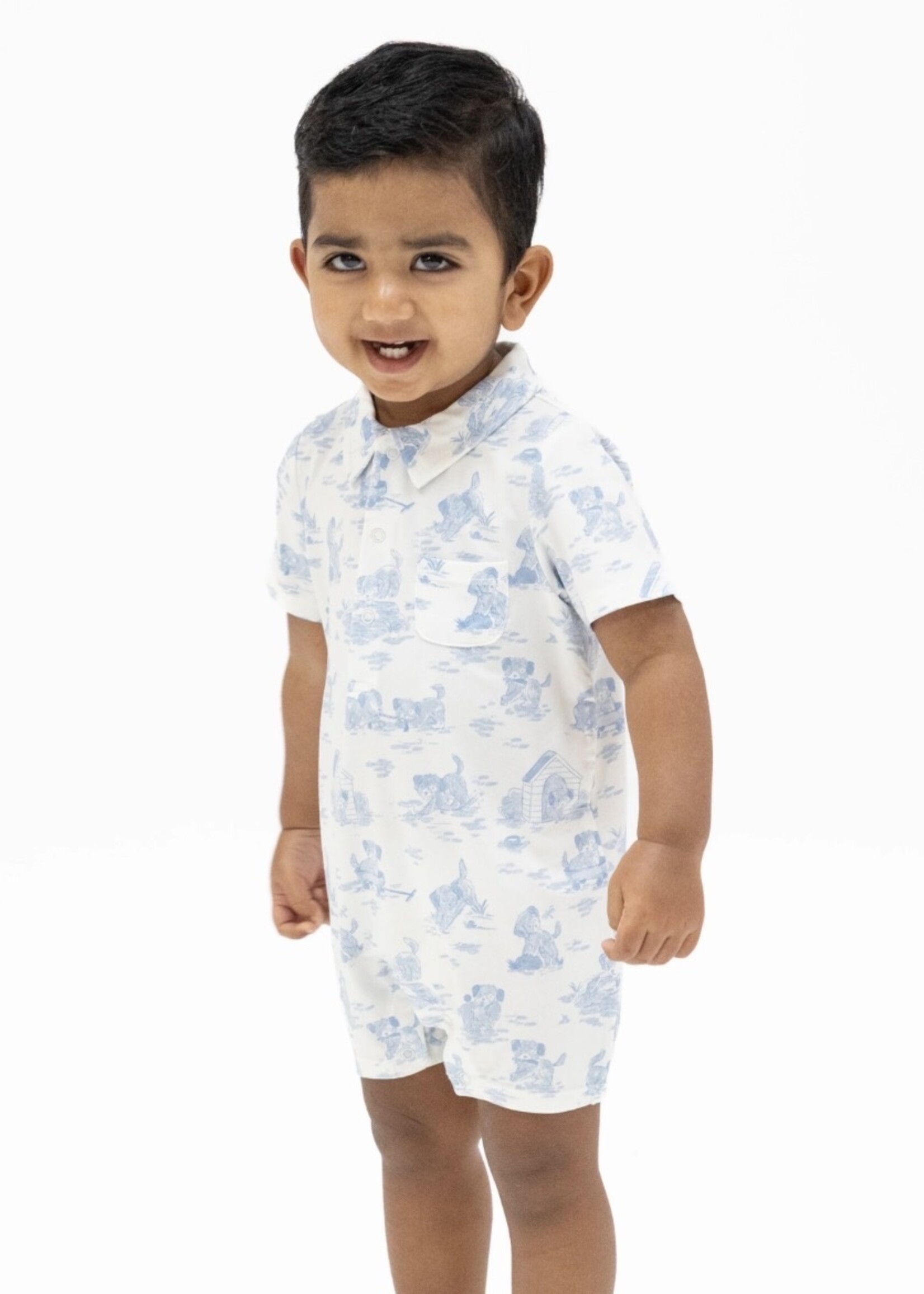 GOLF TOILE POLO SHORTIE