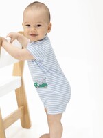 STRIPED GOLF POLO SHORTIE