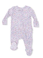 ELIZABETH'S GARDEN 2 WAY RUFFLE BACK ZIPPER FOOTIE