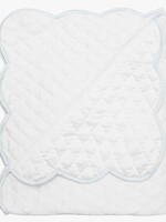 SATIN BLANKET (Blue trim or Pink trim)