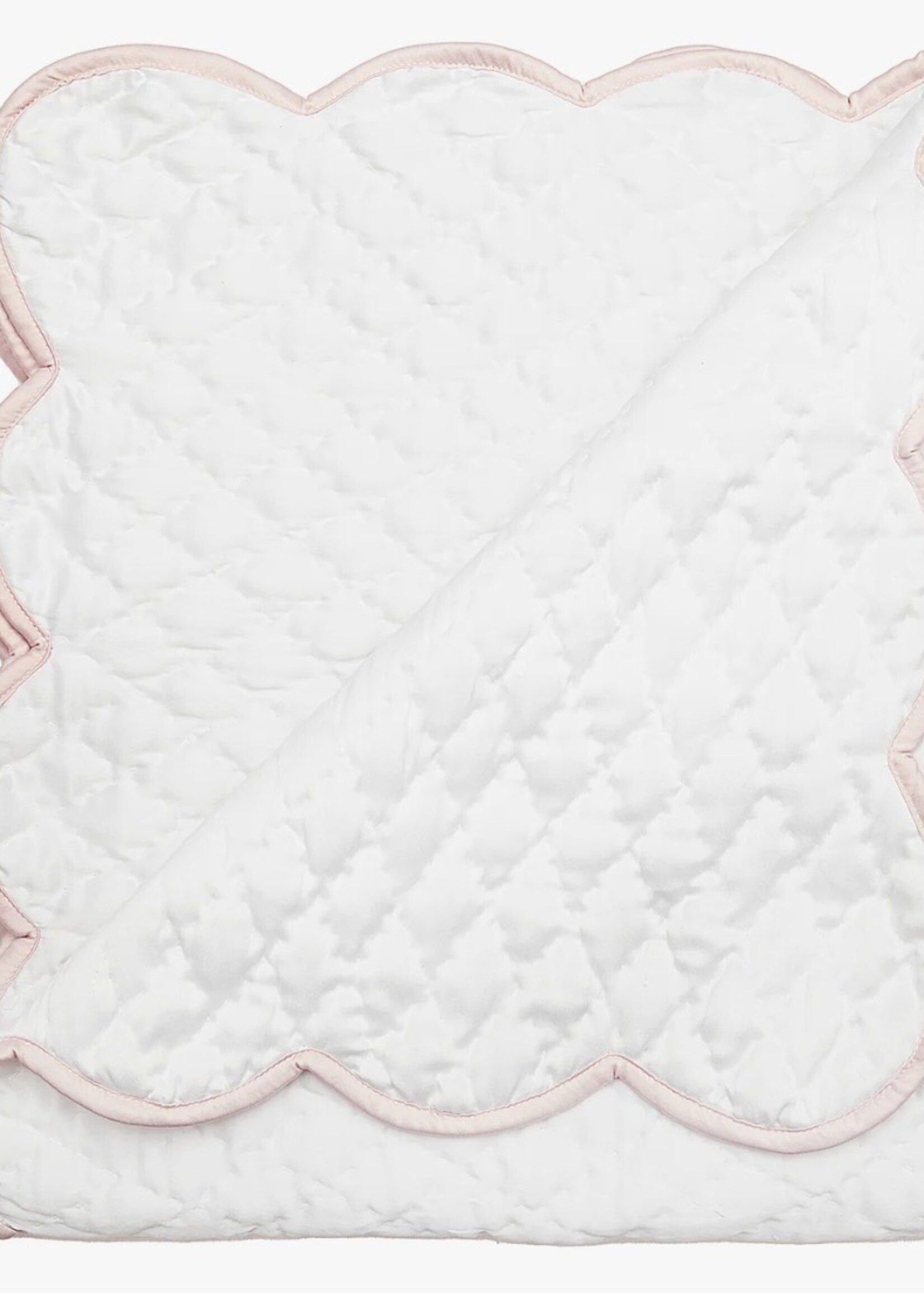 SATIN BLANKET (Blue trim or Pink trim)