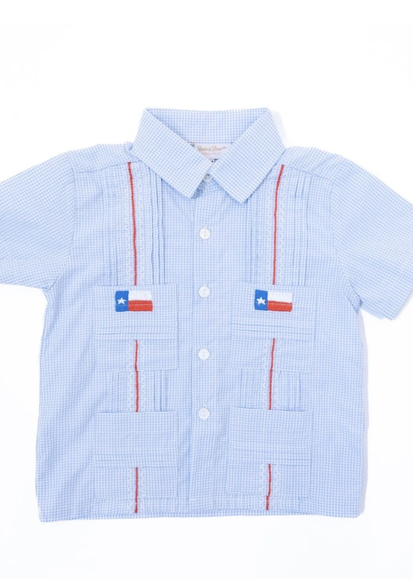 TEXAS FLAG GUAYABERA