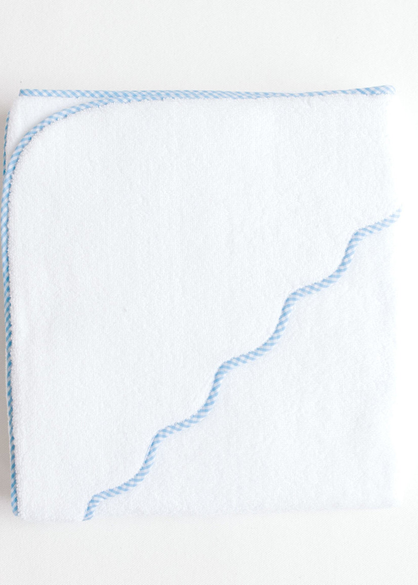 HOODED TOWEL (Blue or Pink trim)