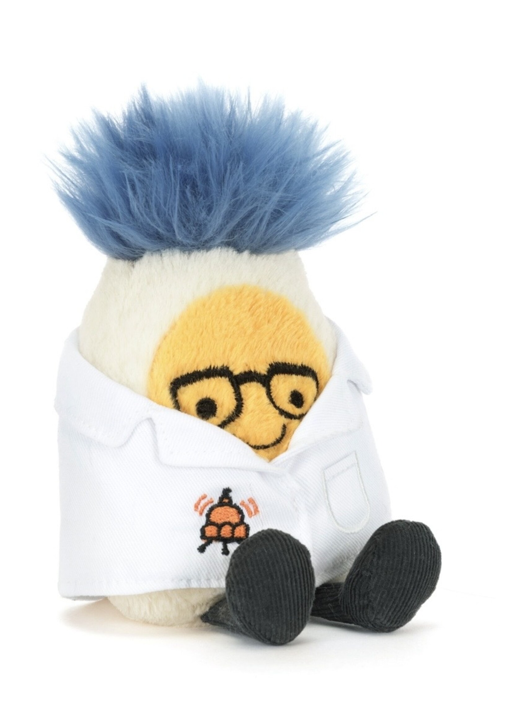 Jellycat AMUSEABLES BOILED EGG SCIENTIST OUTFIT