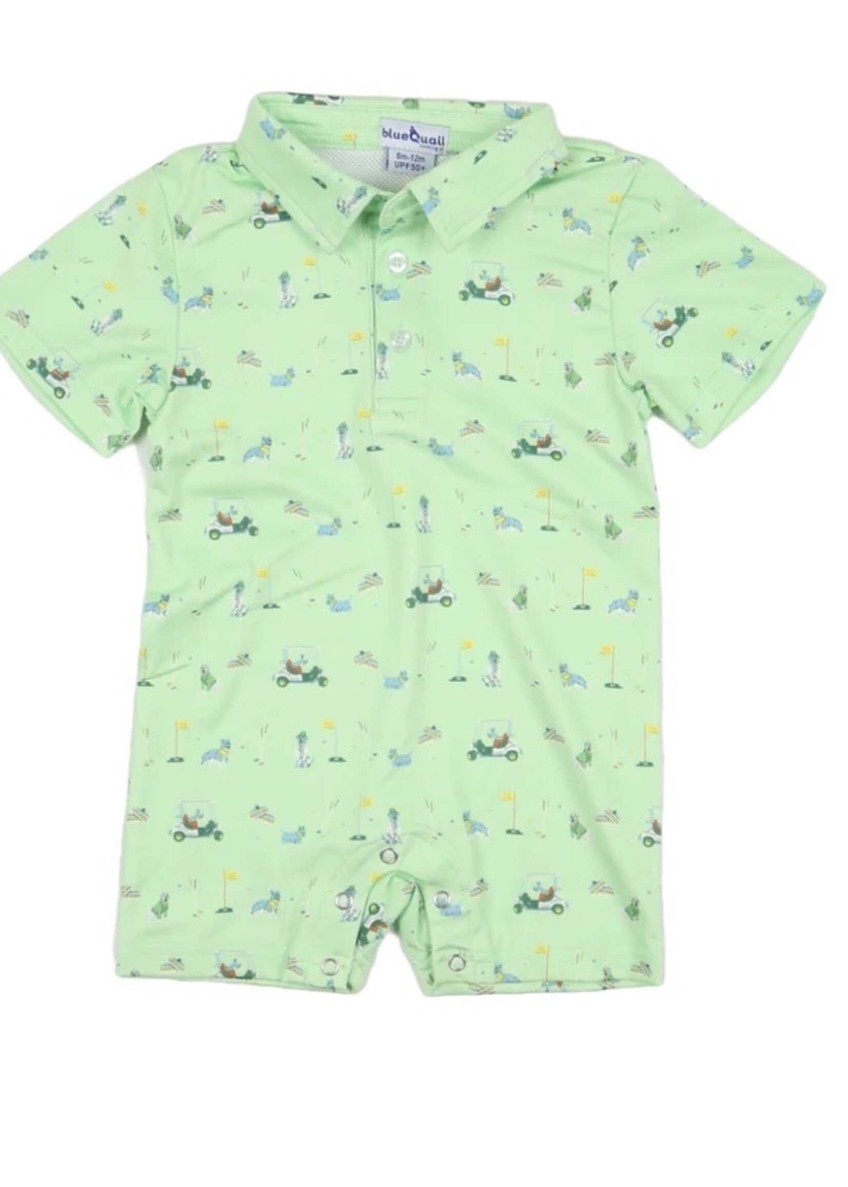 DOGWOOD PERFORMANCE POLO ROMPER