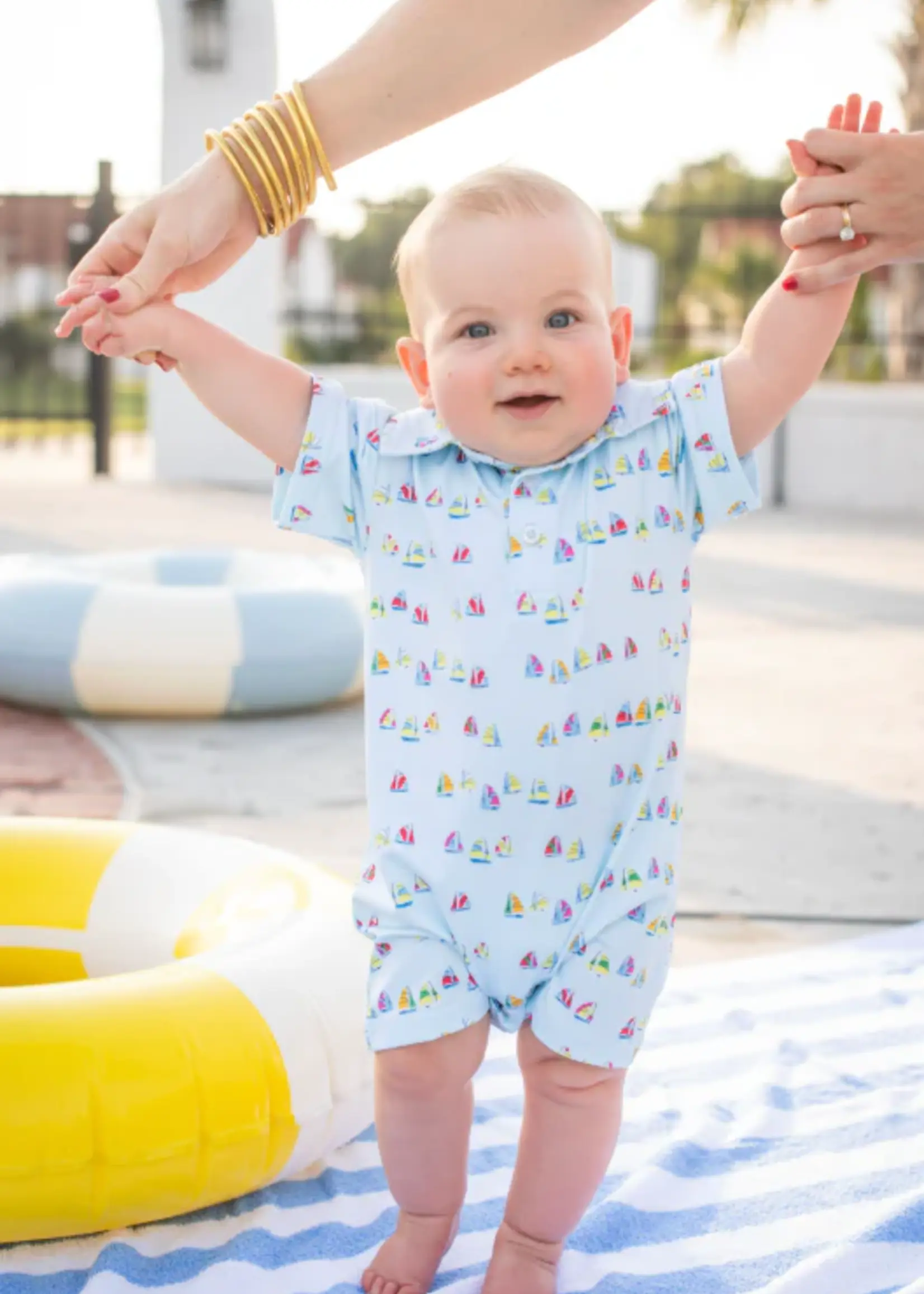 BOATRACE PERFORMANCE POLO ROMPER