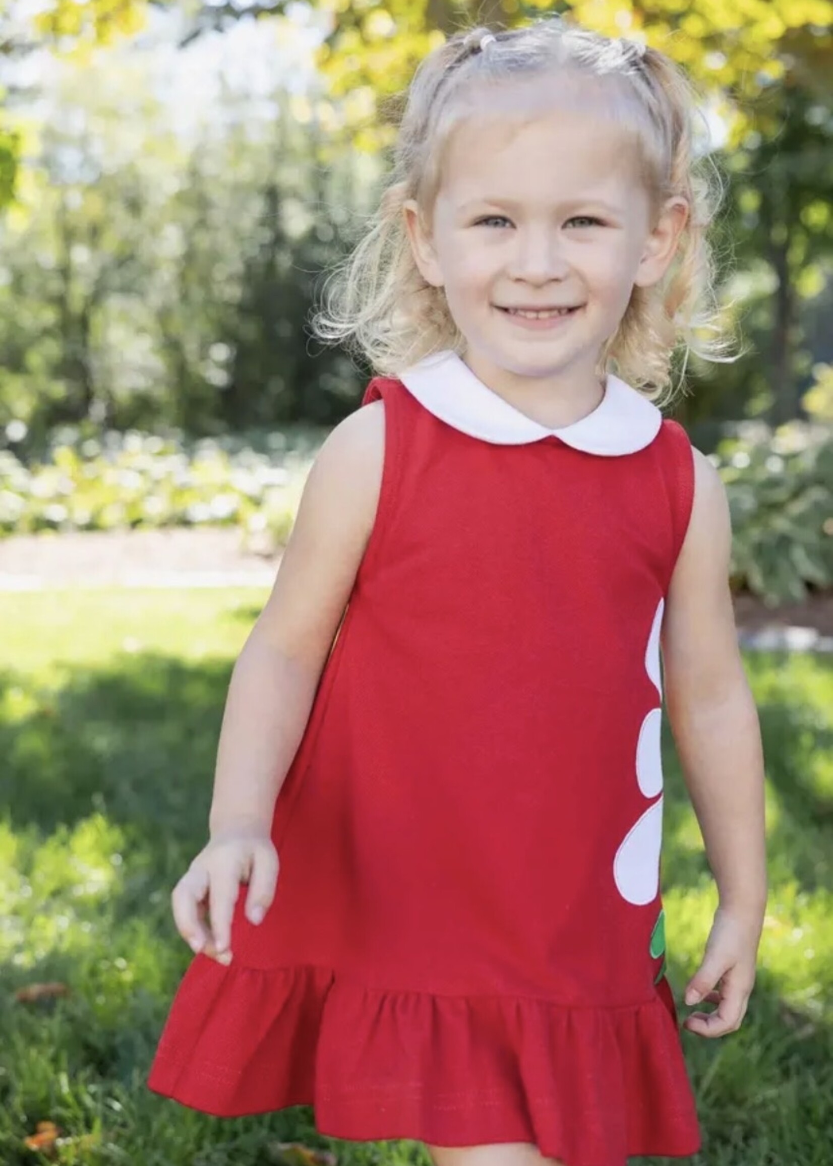 KNIT DRESS WITH FLOWERS