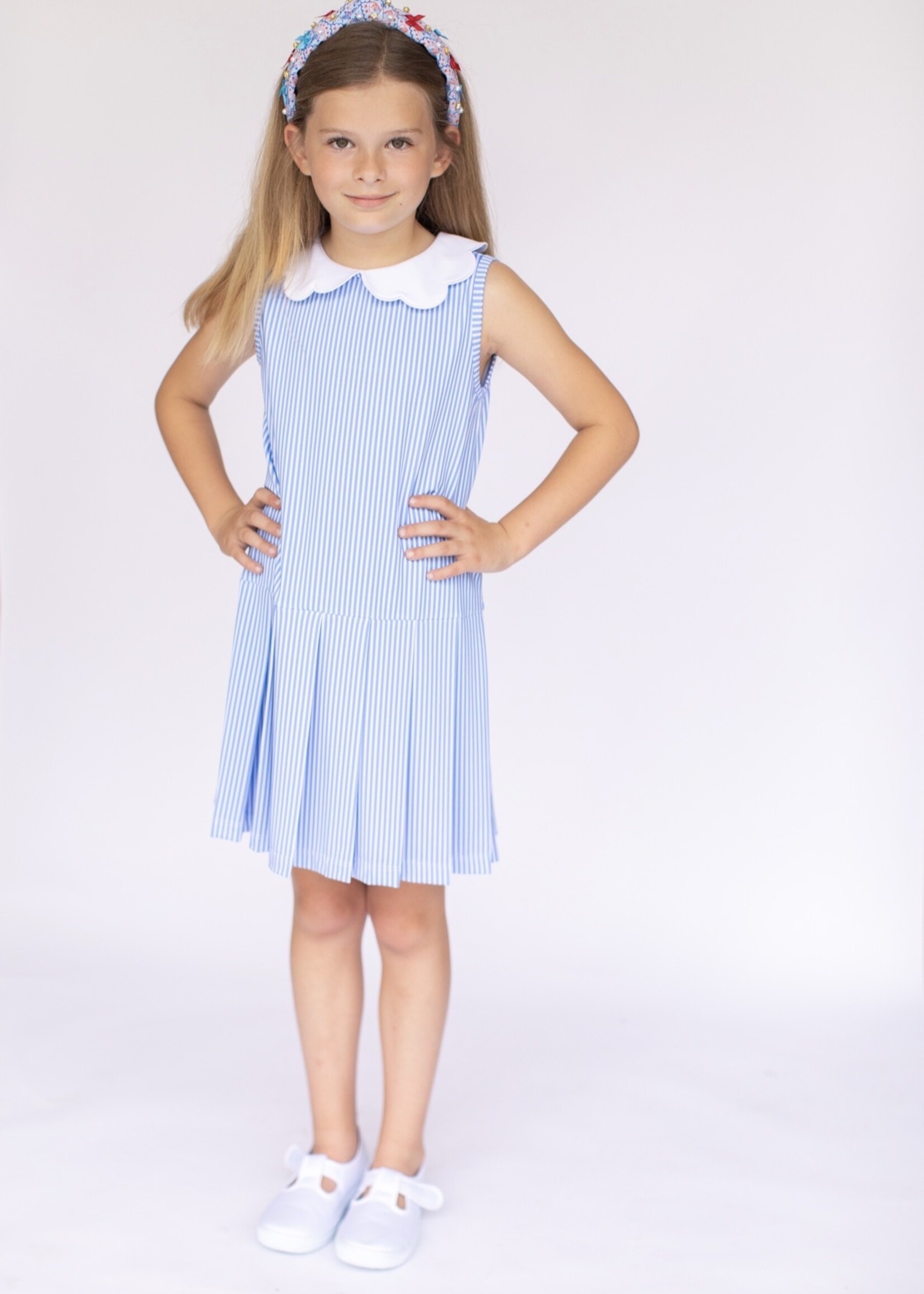SAILOR STRIPE CLAIRE DRESS