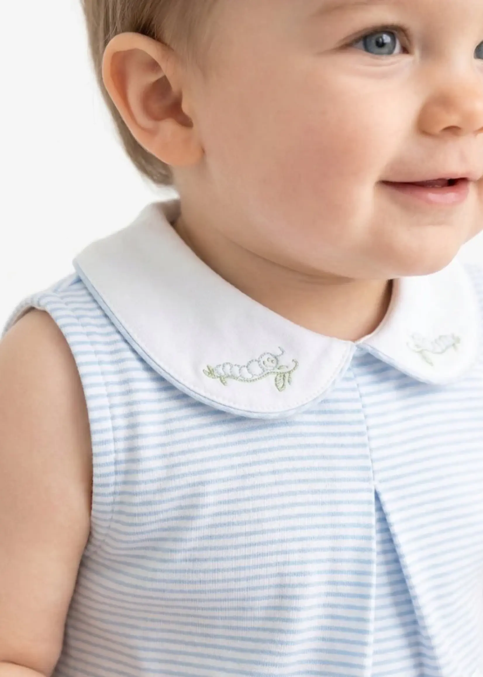 PALMER BLUE PIMA COLLIER DIAPER SET