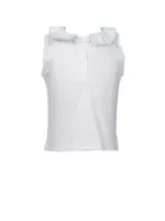 GIRL SHIRTS S/L W/LT. BLUE TRIM