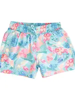 PALM PARADISE PRINT SWIM TRUNK