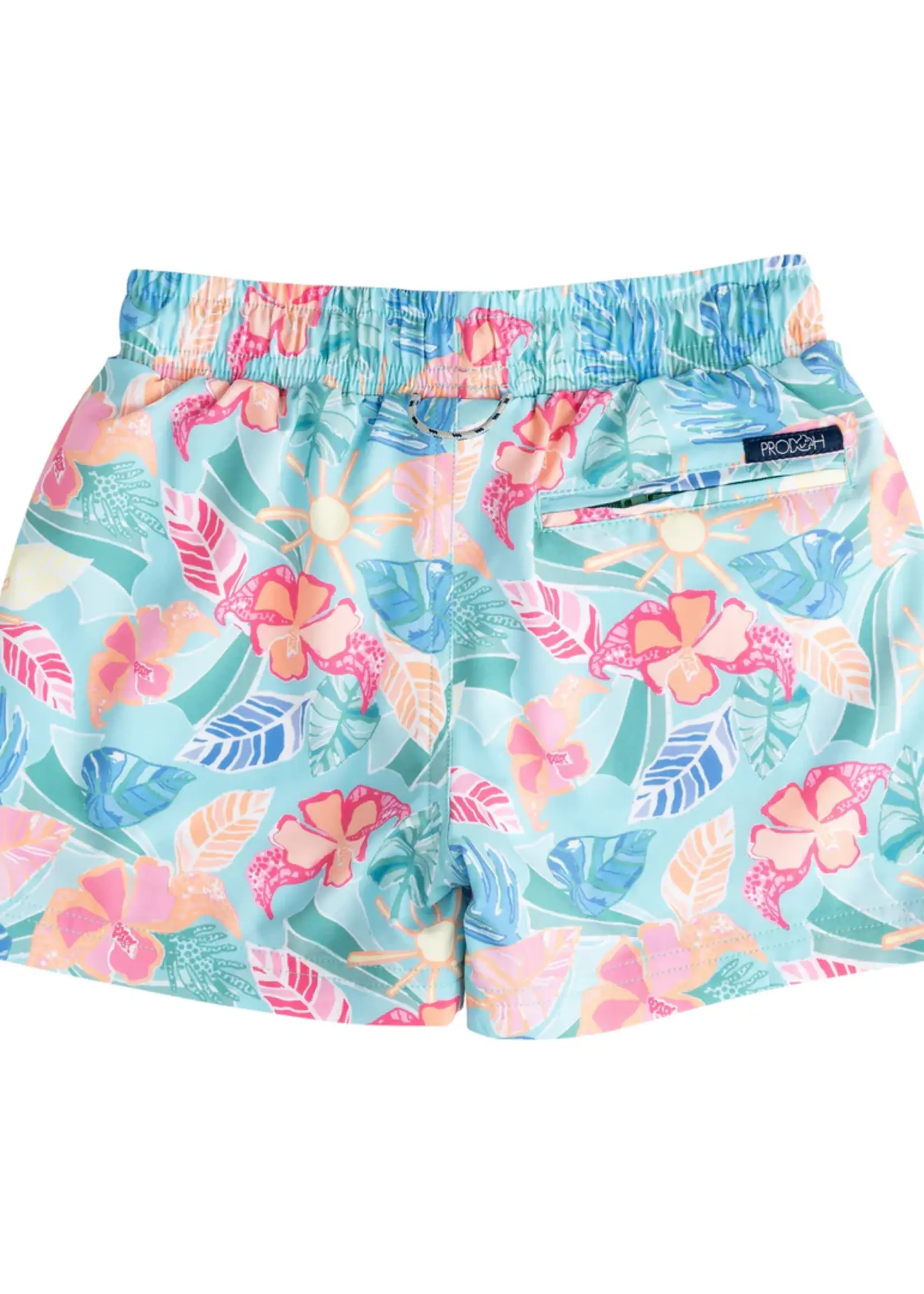 PALM PARADISE PRINT SWIM TRUNK