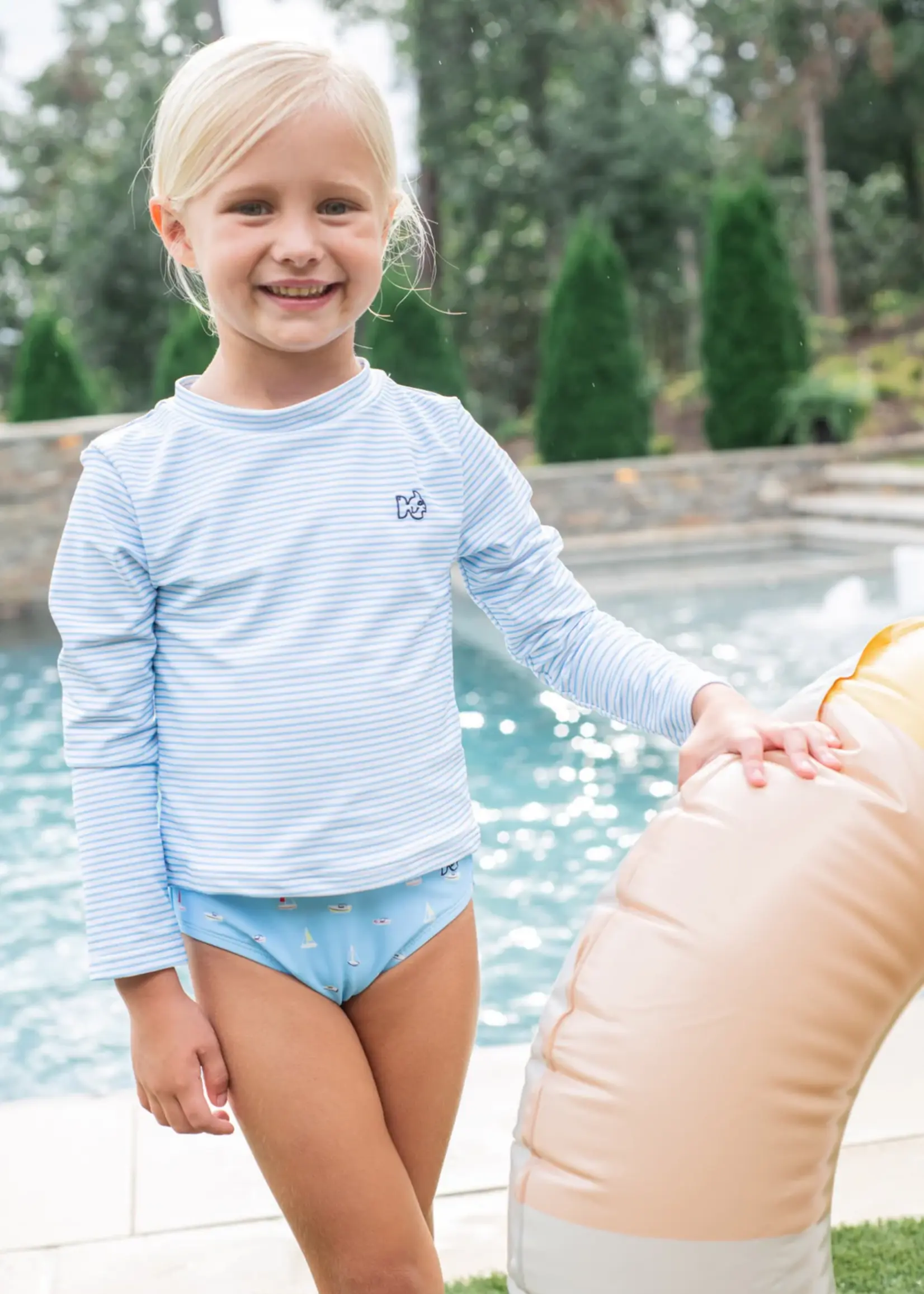 BALTIC SEA BOATS GIRLS RASHGUARD