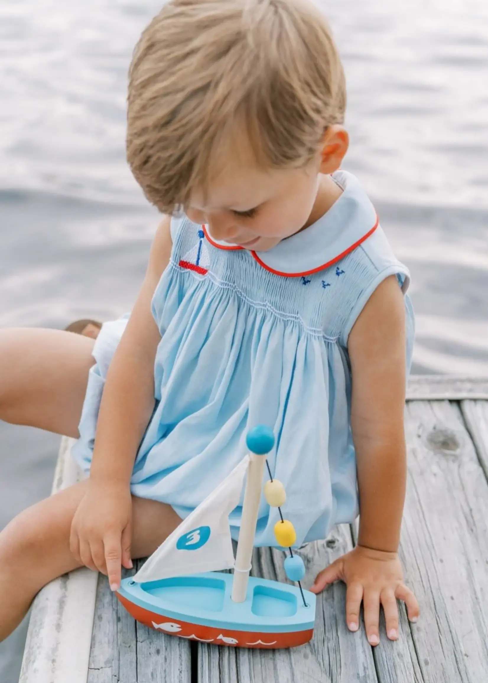 BRENTWOOD BLUE PIQUE BECKETT BUBBLE