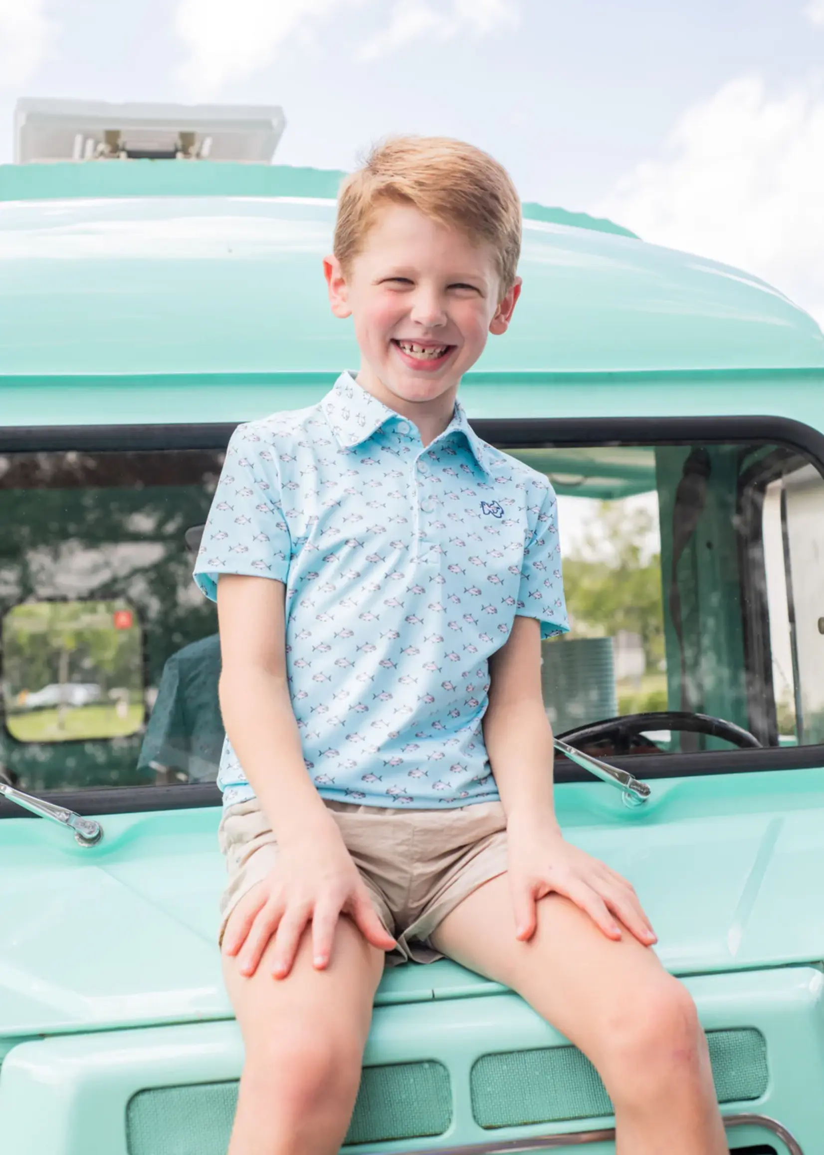 AFRICAN POMPANO PERFORMANCE POLO