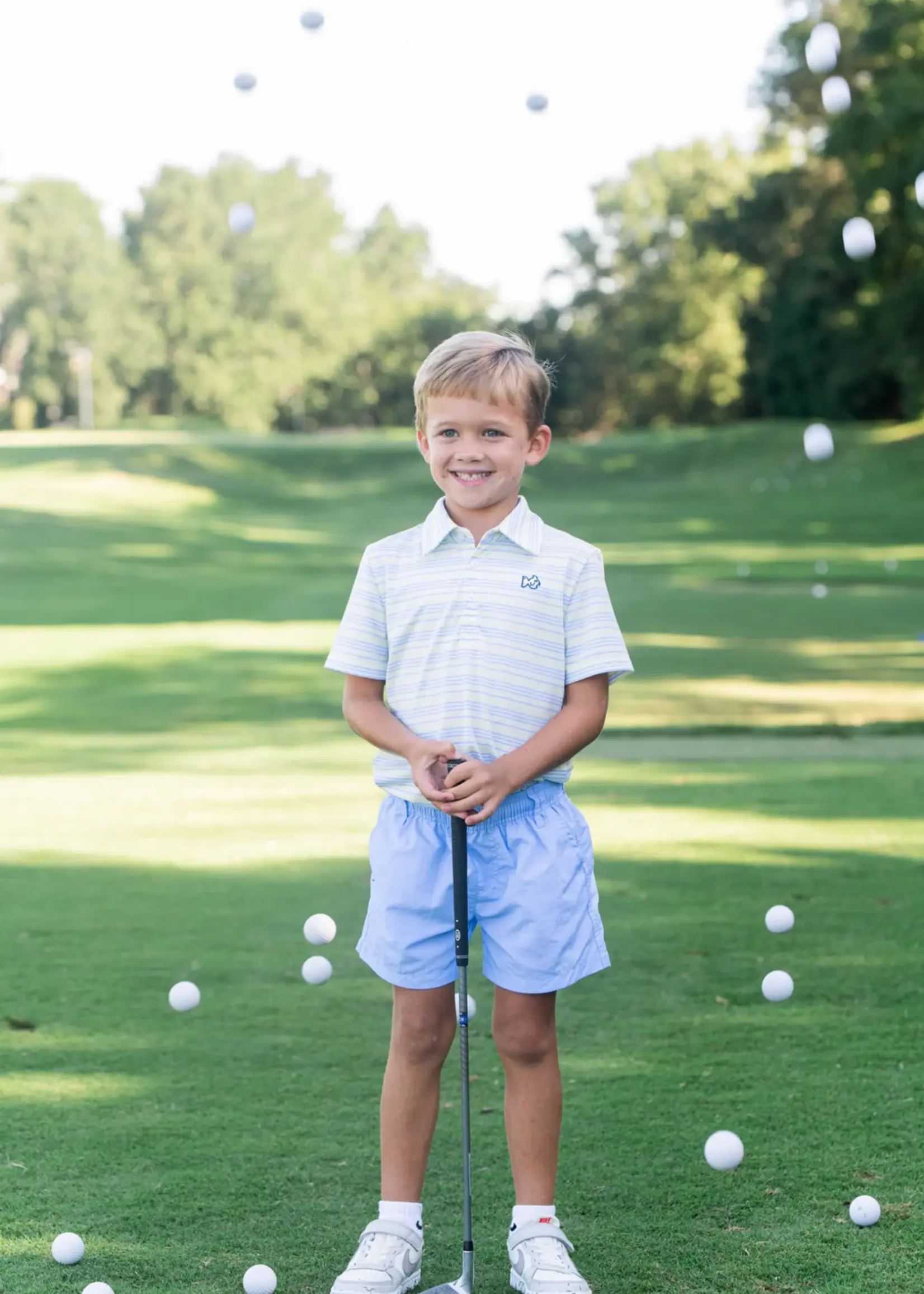 YELLOW PEAR PERFORMANCE POLO