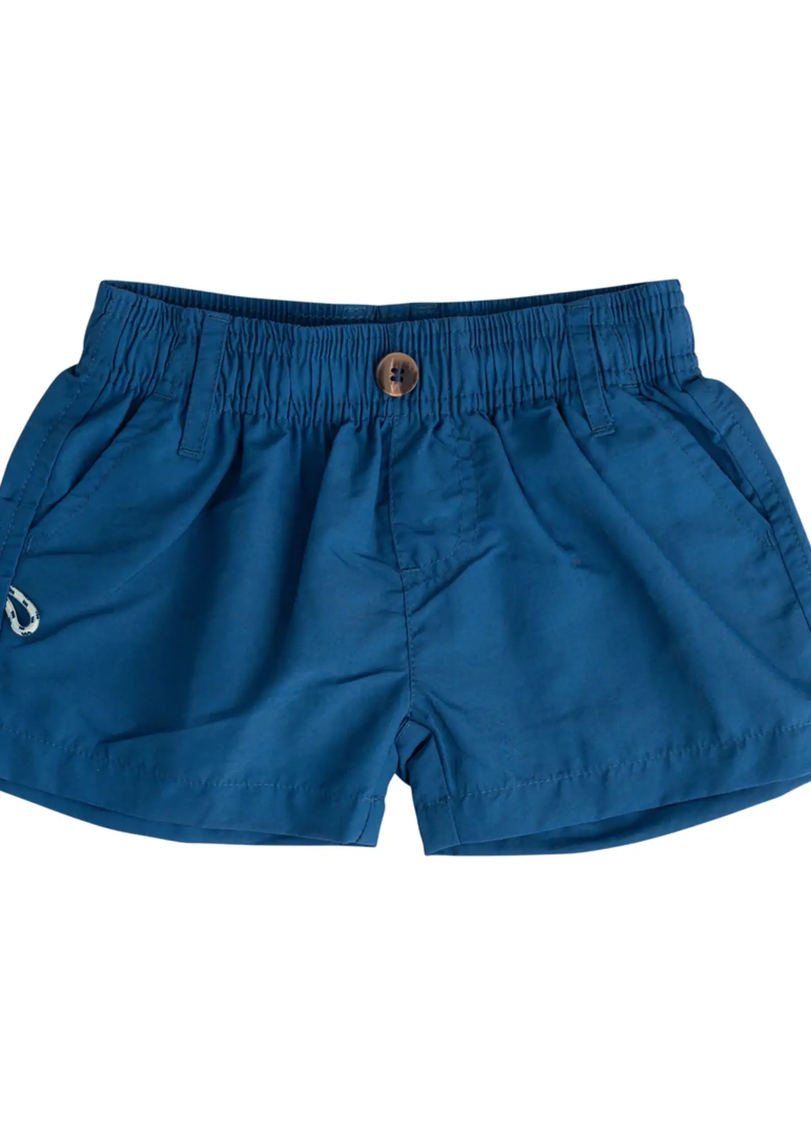 NAVY PEONY PERFORMANCE SHORT
