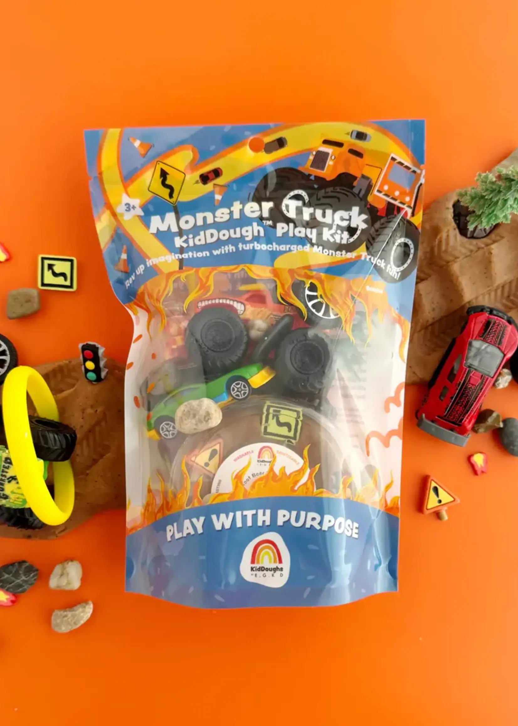 MONSTER TRUCK KIDDOUGH PLAY KIT