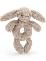 BASHFUL BEIGE RING RATTLE
