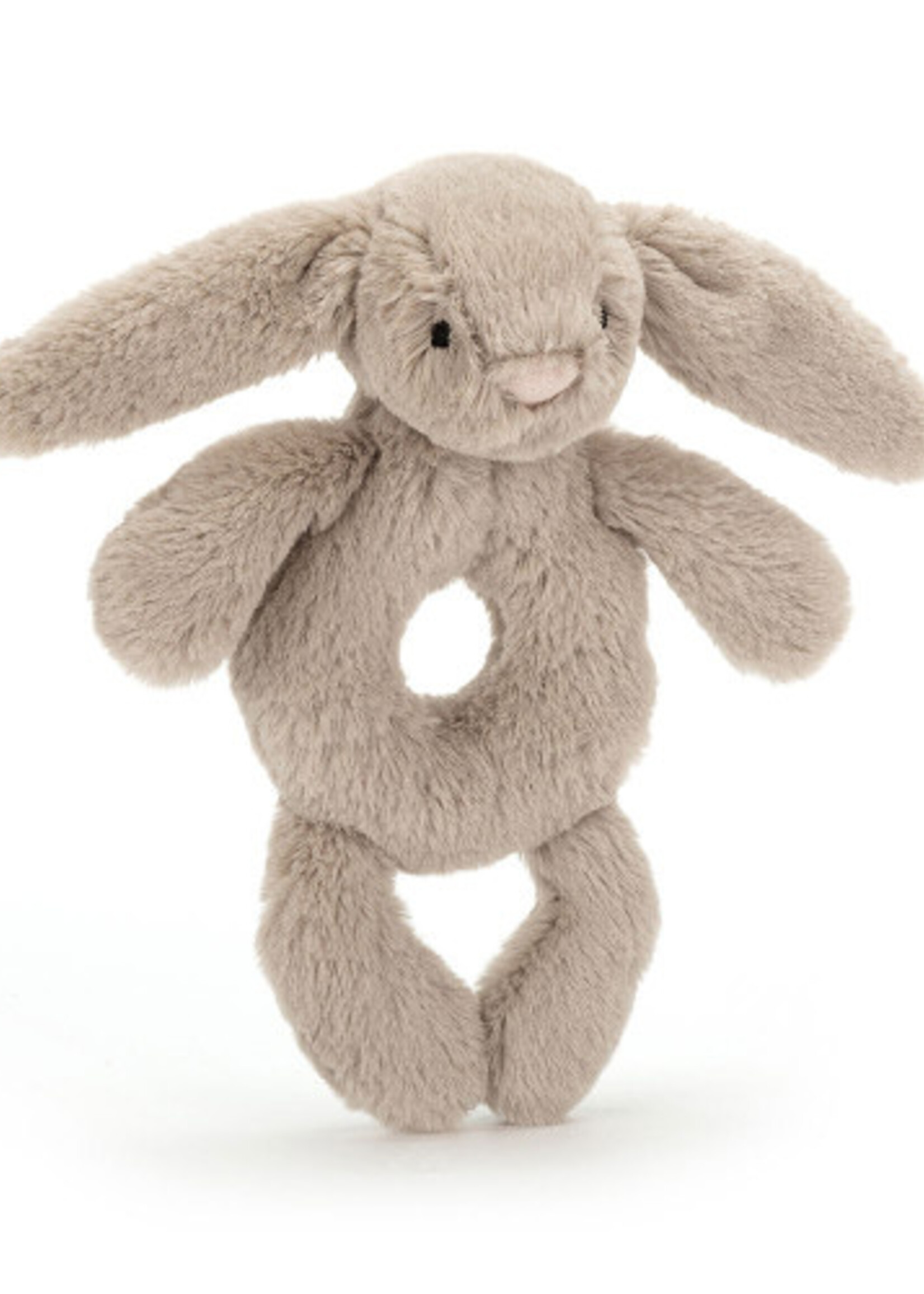 BASHFUL BEIGE RING RATTLE