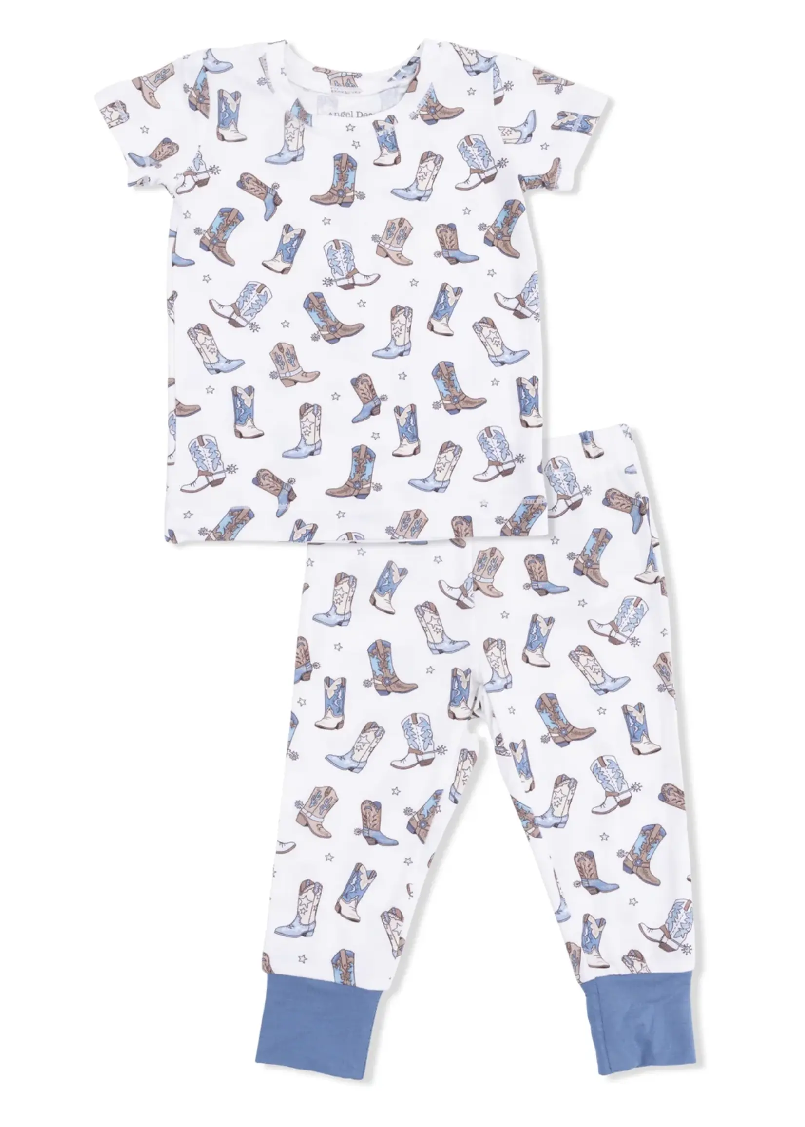 COWBOY BOOTS SHORT SLEEVE LOUNGEWEAR SET