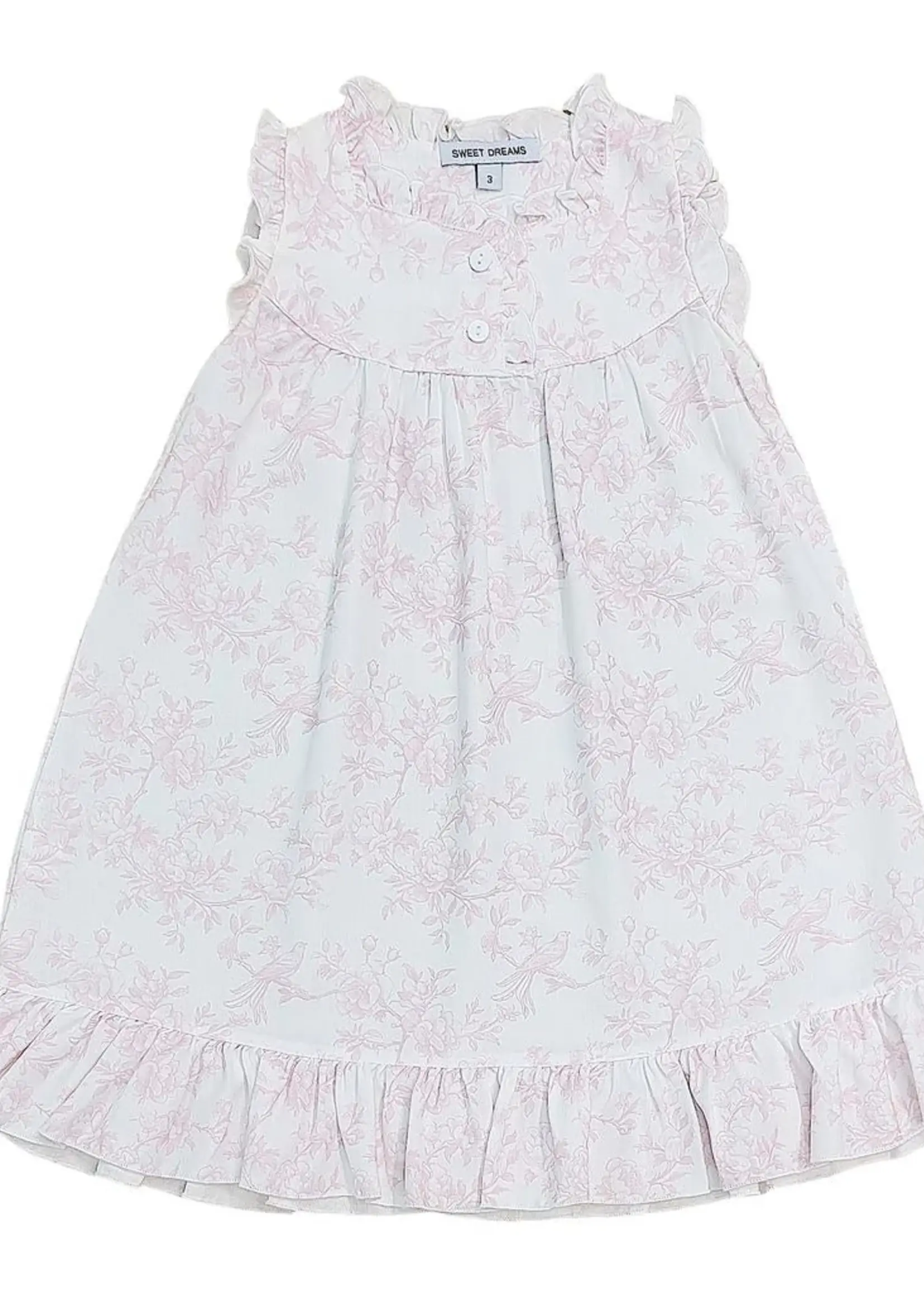 VICTORIA PINK TOILE SLEEVES GOWN