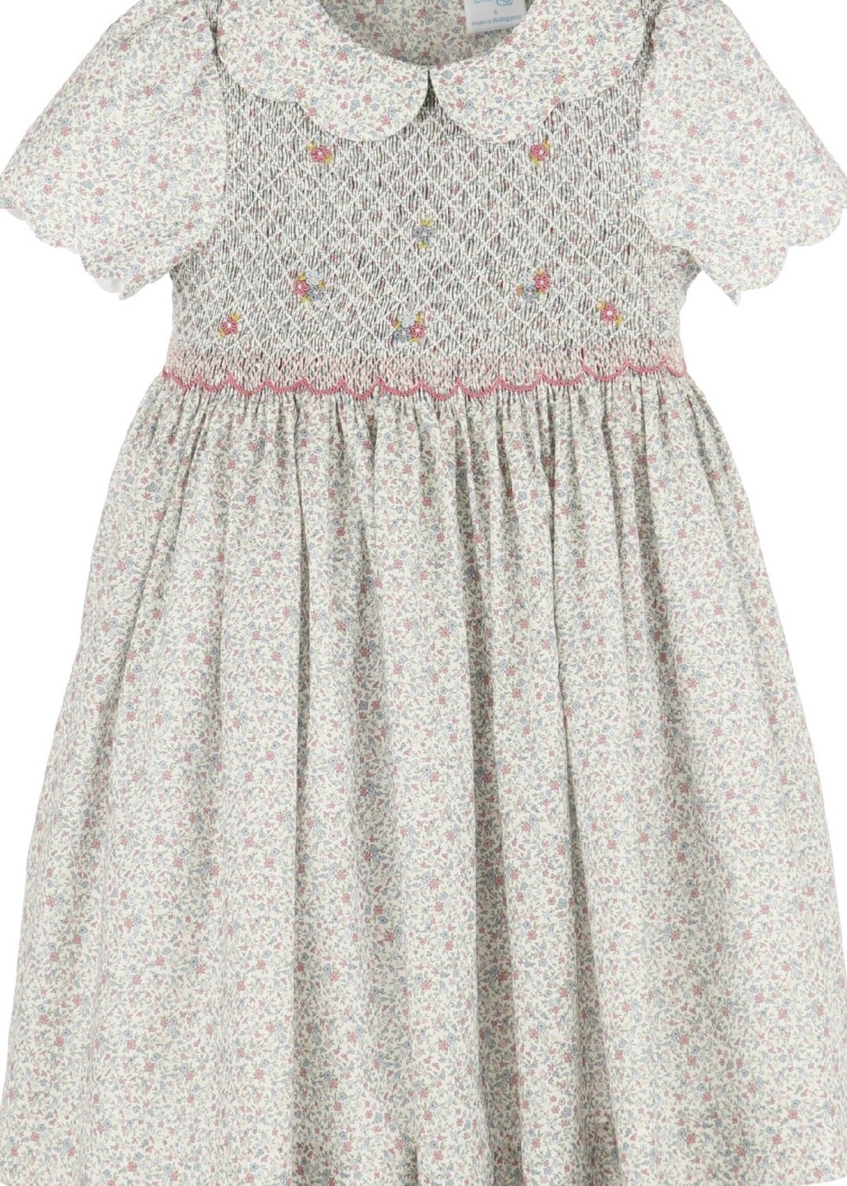 PINK FALL BLOSSOM DRESS