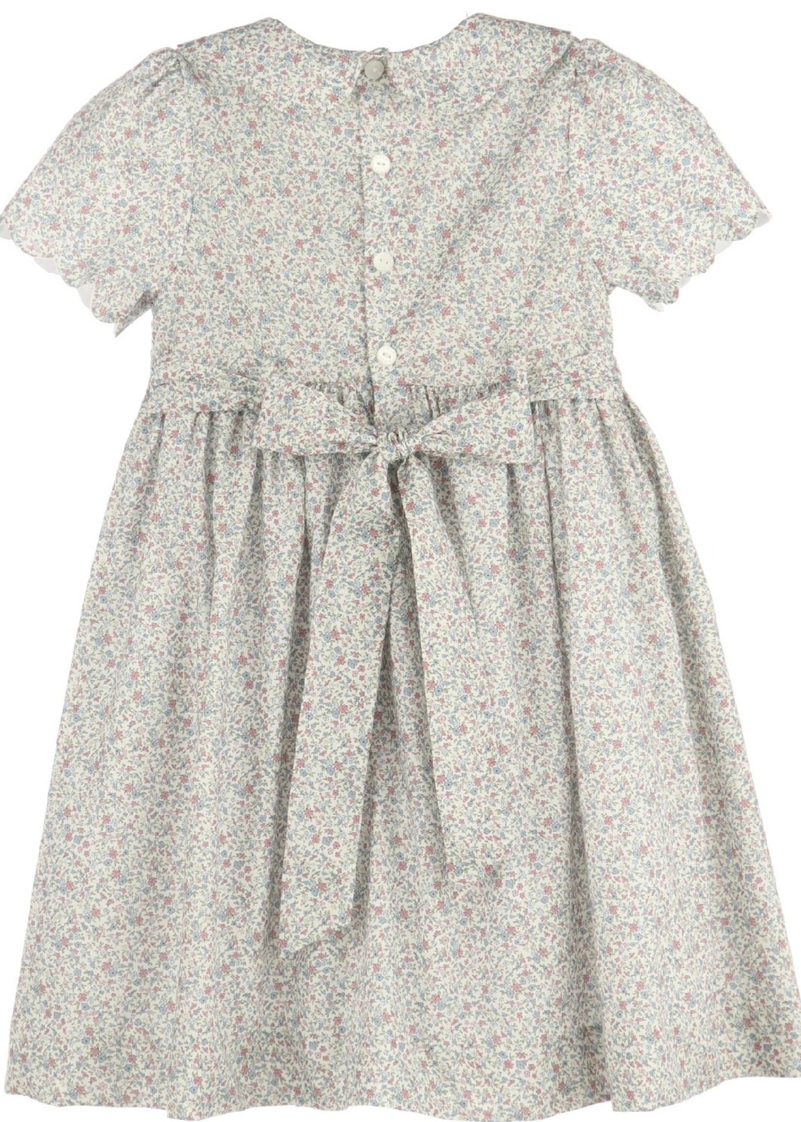 PINK FALL BLOSSOM DRESS