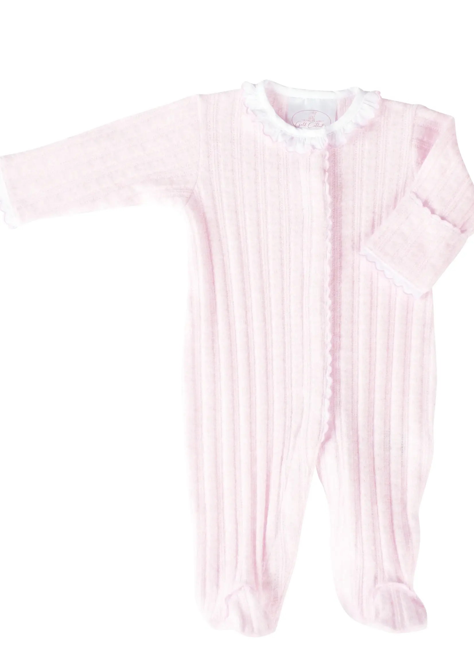 PINK AMORY FOOTED PAJAMAS