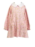 PINK PETAL FLORAL DRESS