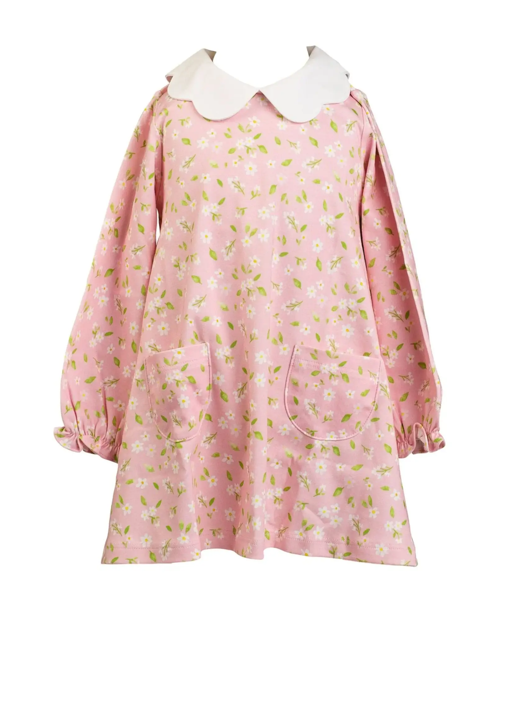 PINK PETAL FLORAL DRESS