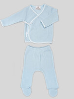 BLUE MILEN KIMONO SET