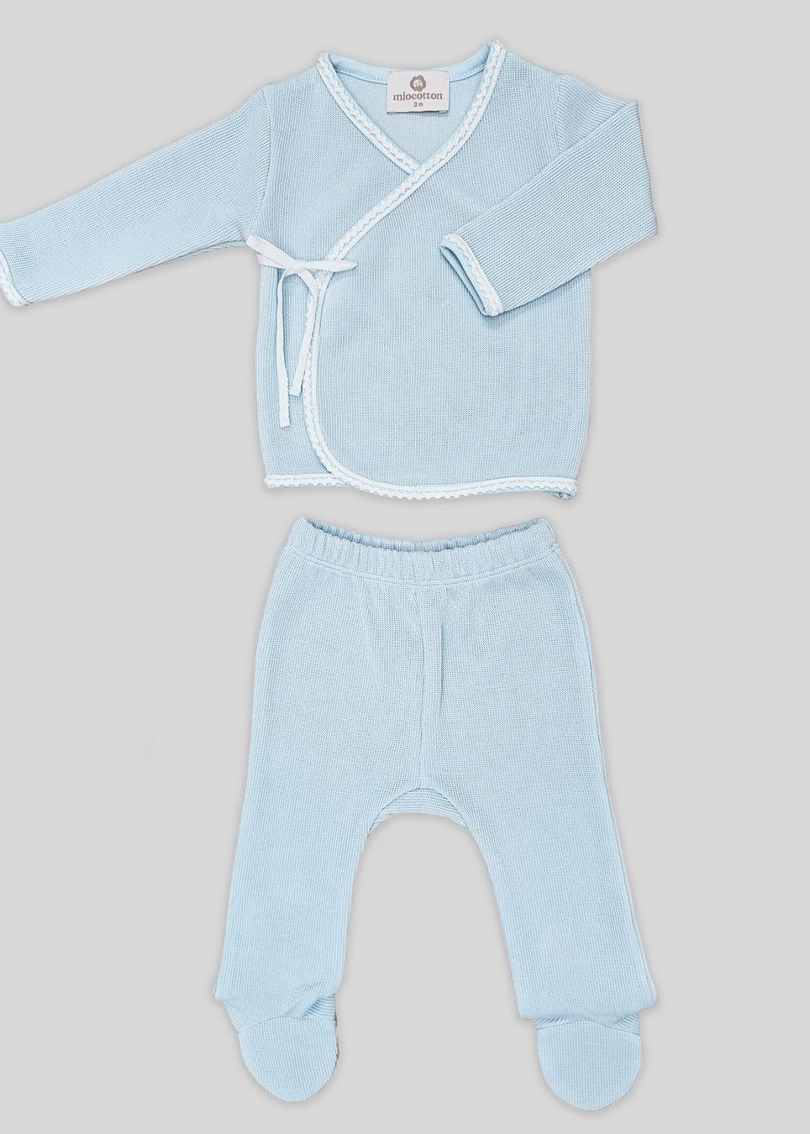 BLUE MILEN KIMONO SET
