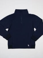 NAVY PERFORMANCE ZIP PULLOVER