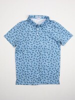 CHAMBRAY DILLO PERFORMANCE POLO SHIRT