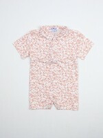 BURNT ORANGE PERFORMANCE POLO ROMPER