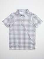 BRAZOS PLAID PERFORMANCE POLO SHIRT
