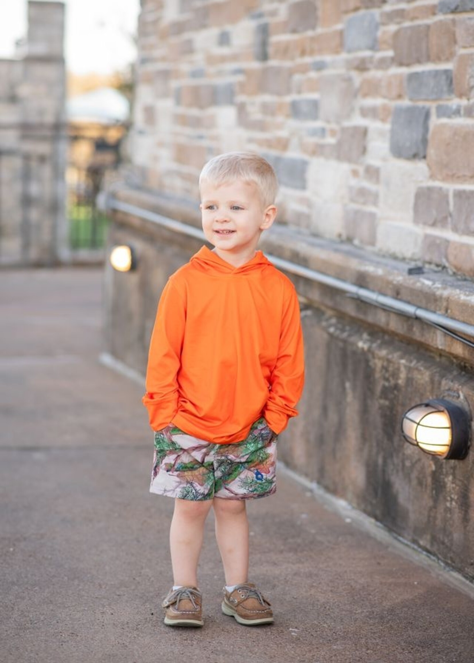 ORANGE LIGHTWEIGHT PERFORMANCE HOODIE