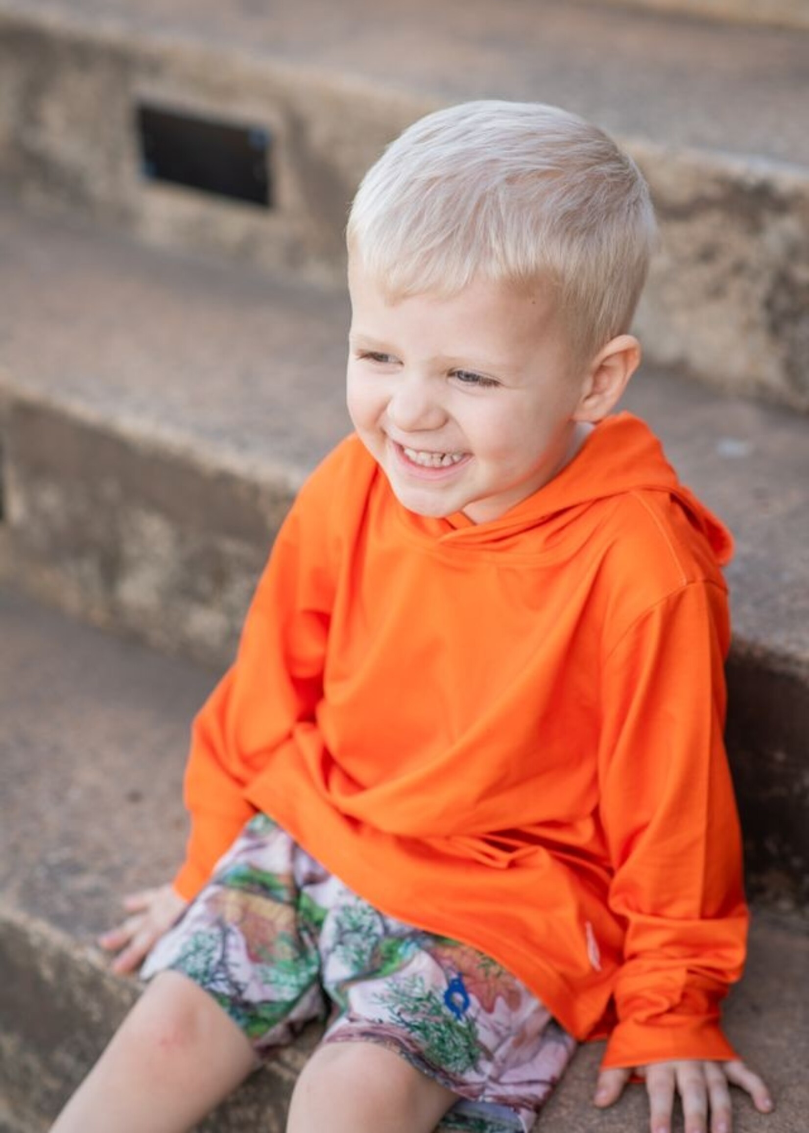ORANGE LIGHTWEIGHT PERFORMANCE HOODIE
