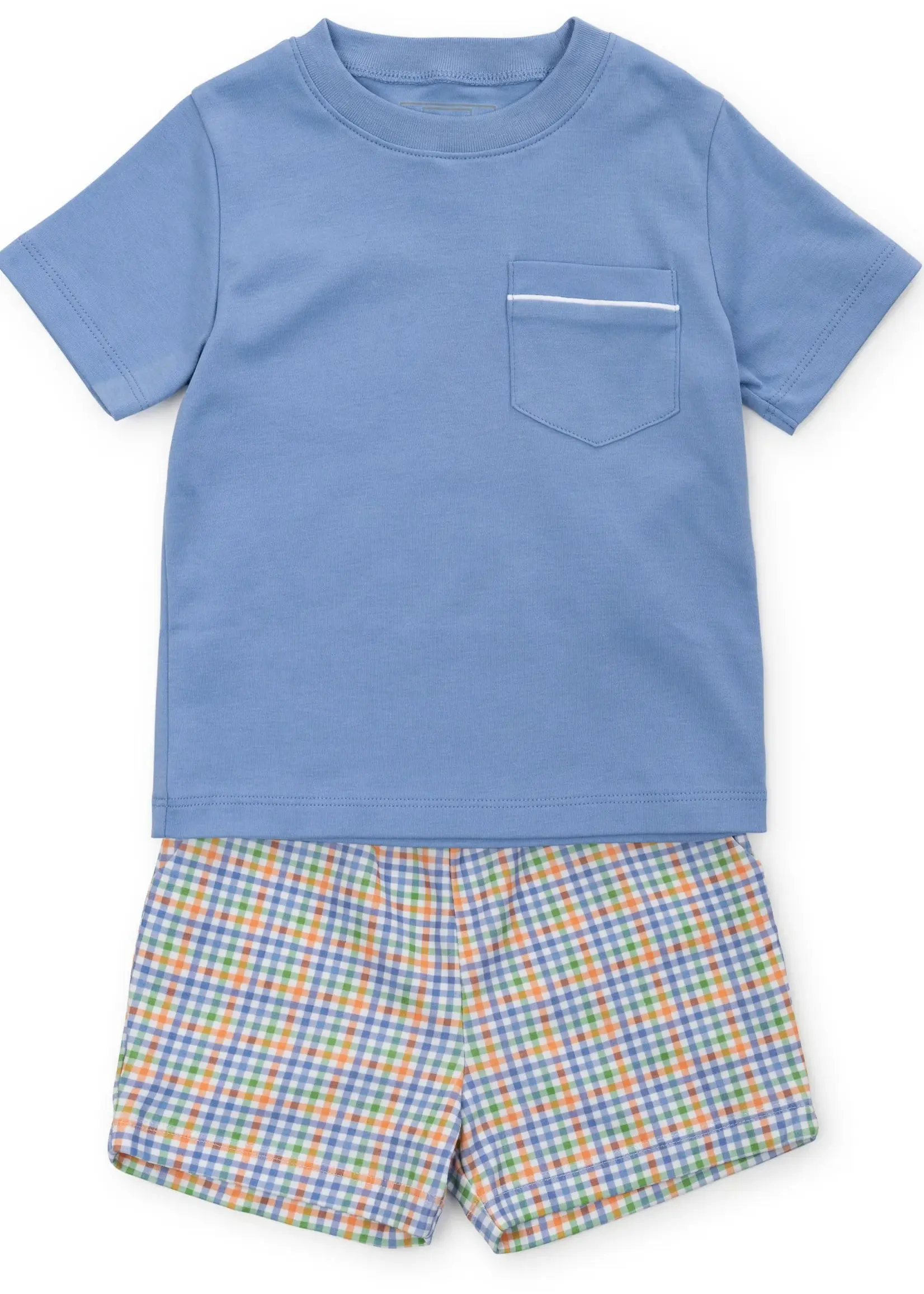 HARVEST GINGHAM WALKER SHORT SET