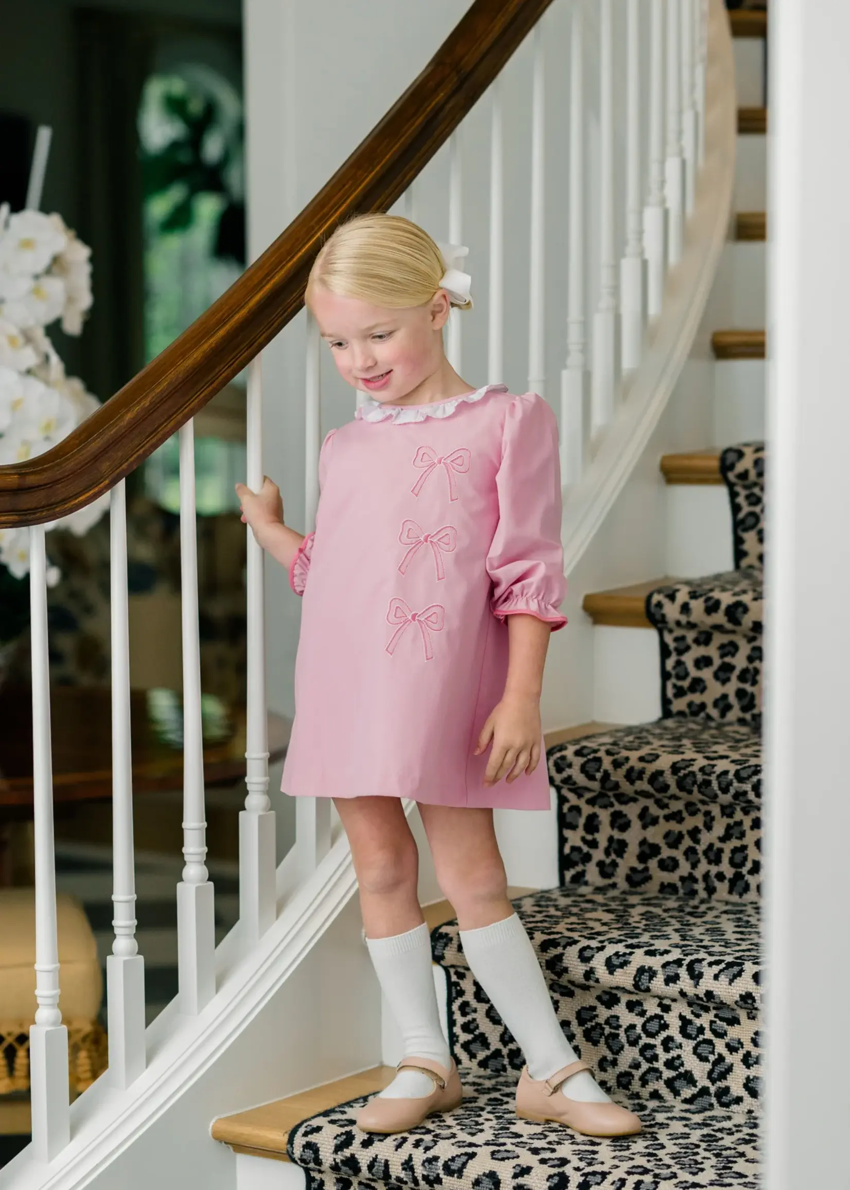BLUSHING BOW DRESS
